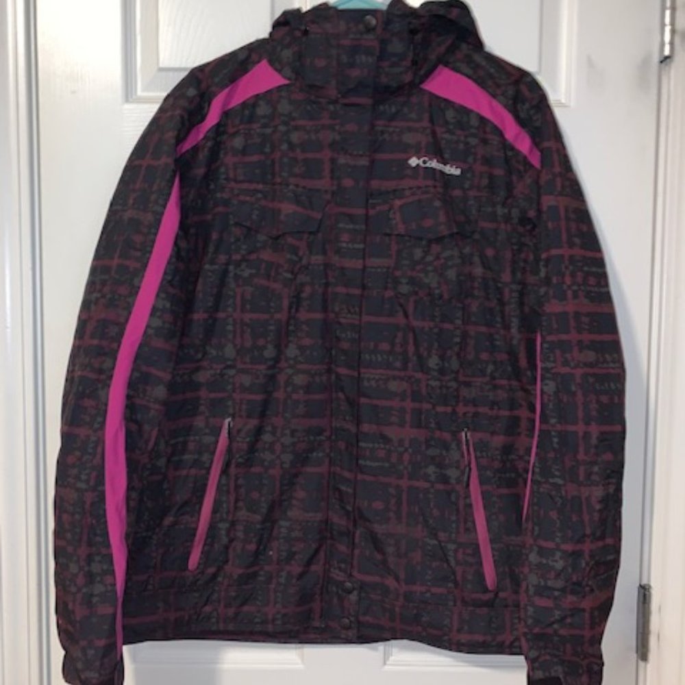 Pink & Black Wind Breaker/Rain Jacket